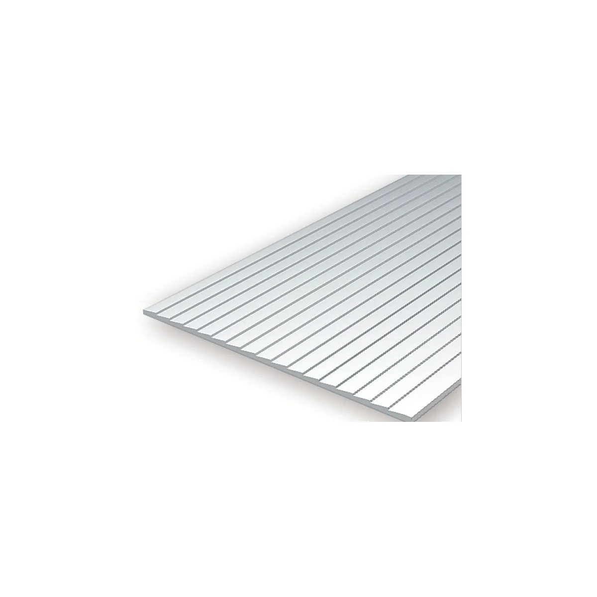 Stepped grooved plate 1.0x0.75x150x300mm Ref: 4031 - Evergreen - S1... Stepped grooved plate 1.0x0.75x150x300mm Ref: 4031 - Evergreen - S1...