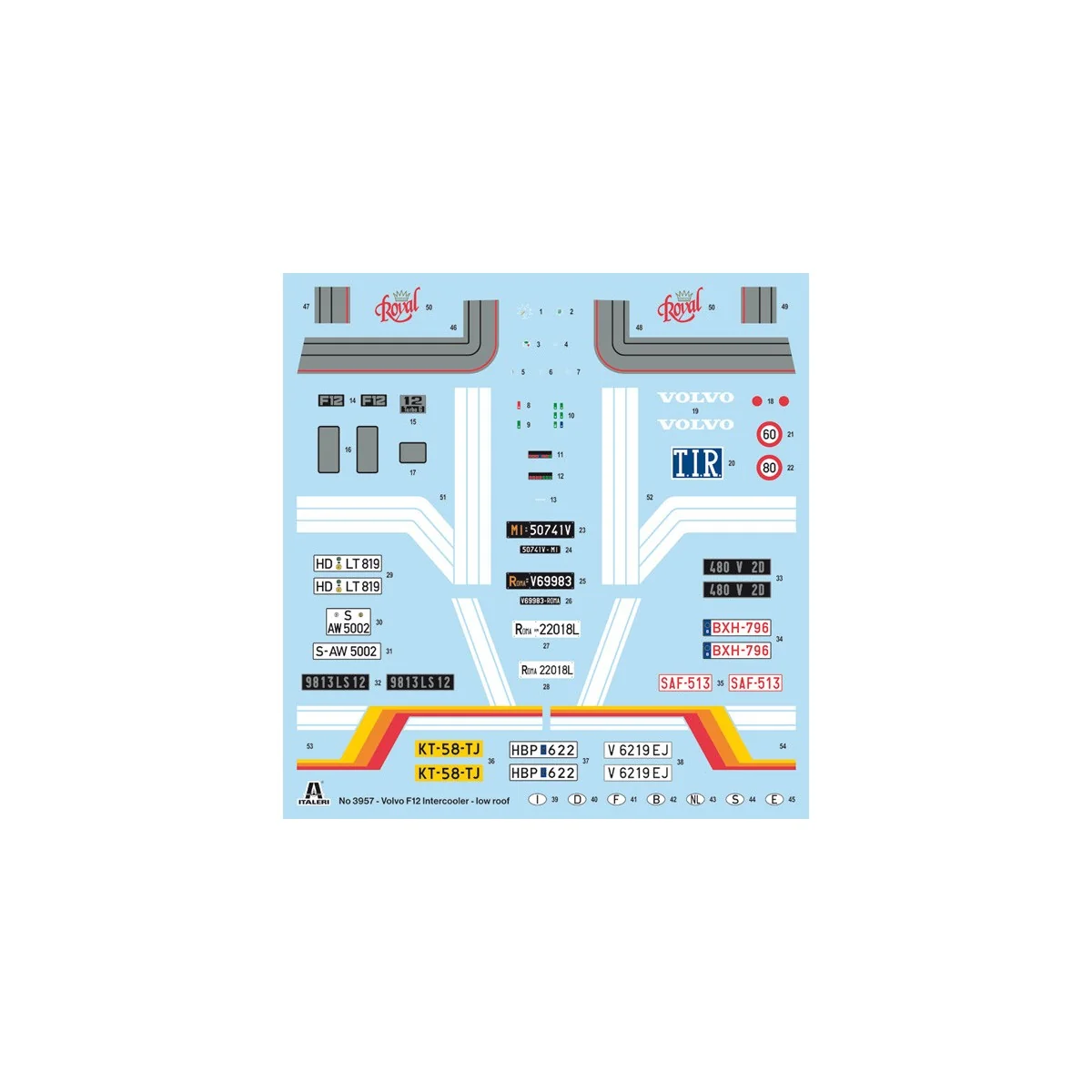 Volvo F-12 Intercooler 1/24 Italeri Italeri I3957 - 3