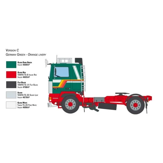 I3957-Volvo F-12 Intercooler 1/24 Italeri
