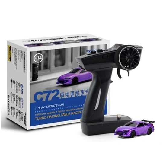 TB-C72-Micro Sport Purple 1/76 RTR Turbo Racing