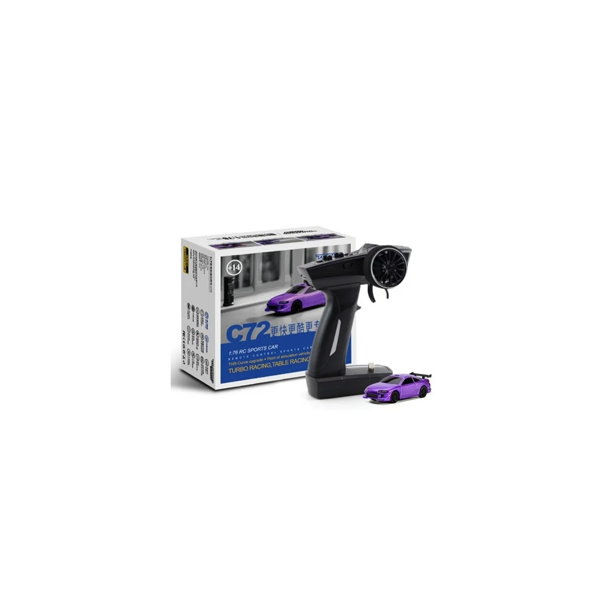 Micro Sport violette 1/76 RTR Turbo Racing Turbo Racing TB-C72 - 1