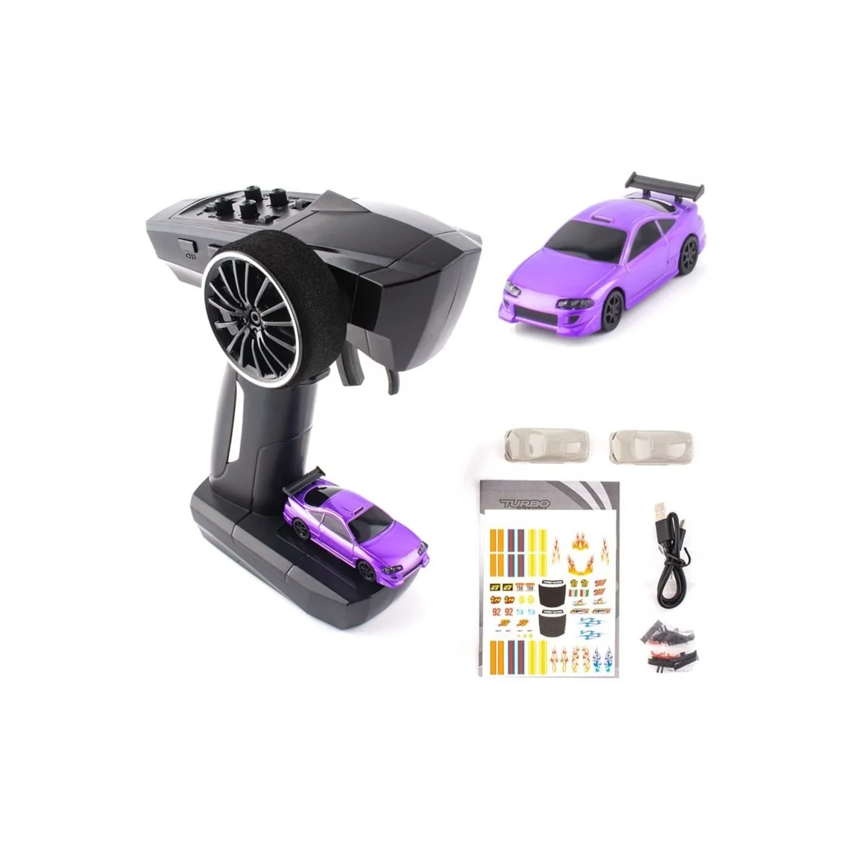 Micro Sport Purple 1/76 RTR Turbo Racing Turbo Racing TB-C72 - 3