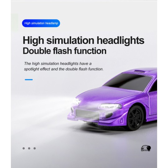 TB-C72-Micro Sport violette 1/76 RTR Turbo Racing