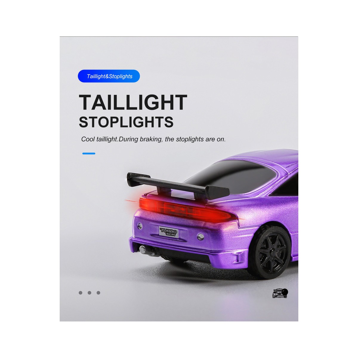 Micro Sport violette 1/76 RTR Turbo Racing Turbo Racing TB-C72 - 7