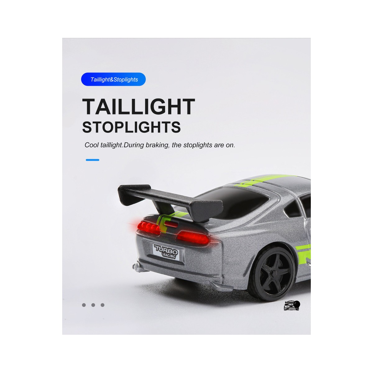 Micro Sport grise 1/76 RTR Turbo Racing Turbo Racing TB-C73 - 8