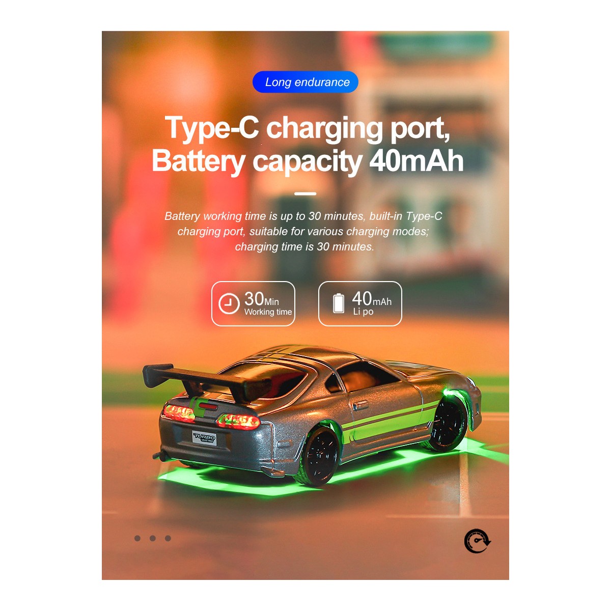 Micro Sport grey 1/76 RTR Turbo Racing Turbo Racing TB-C73 - 9