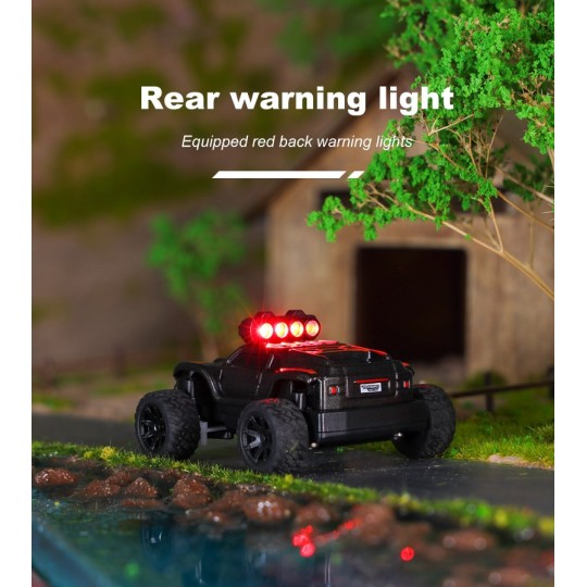 TB-C81-BL-Micro Monster Truck noir 1/76 RTR Turbo Racing