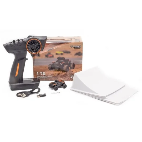 TB-C81-BL-Micro Monster Truck Black 1/76 RTR Turbo Racing