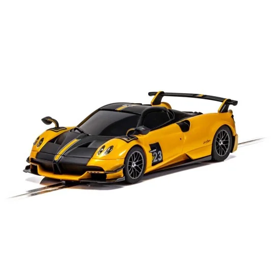 C4212-Voiture Pagaini Huayra Roadster BC Jaune 1/32 Scalextric