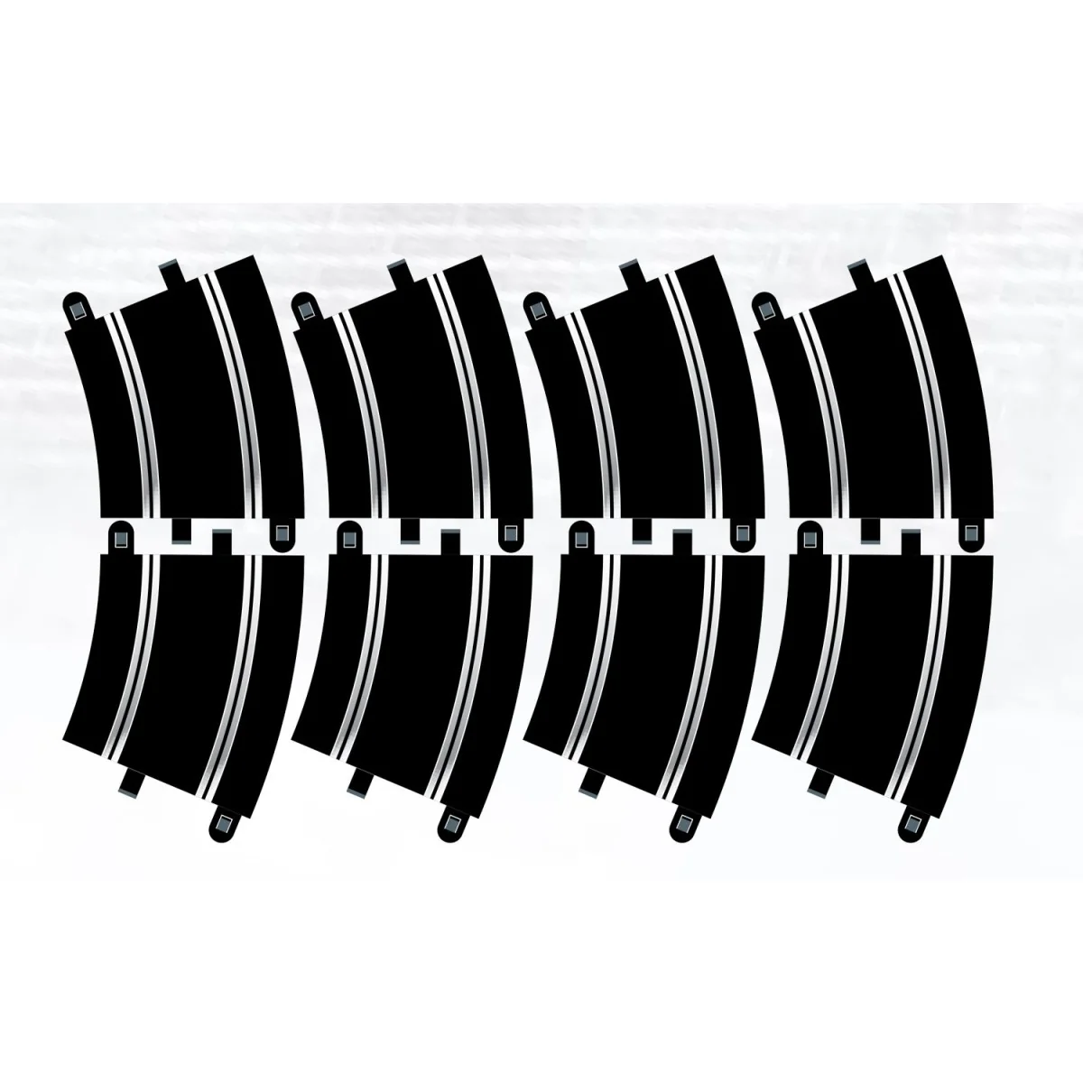 Pack Extension 6, curve 22.5° (x8) circuit 1/32 Scalextric Scalextric C8555 - 3 Pack Extension 6, curve 22.5° (x8) circuit 1/32 Scalextric Scalextric C8555 - 3