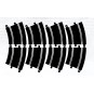 C8555-Pack Extension 6, courbe 22.5° (x8) circuit 1/32 Scalextric