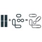 C8526-Pack Extension 4, ligne droite (x4) circuit 1/32 Scalextric - C8526