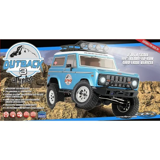 FTX5594B-Outback 3 Treka Crawler 4WD 1/10 RTR FTX - FTX5594B