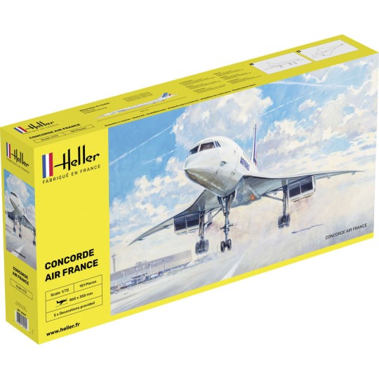 HEL-80469-Concorde Air France 1/72 Heller