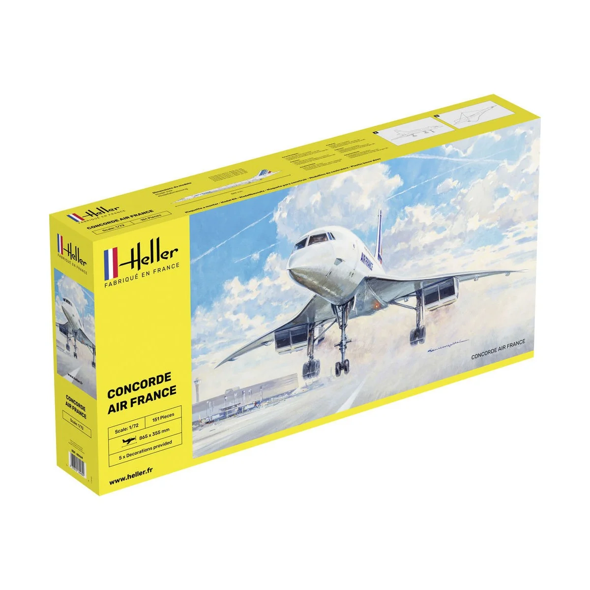 Concorde Air France 1/72 Heller Heller 80469 - 1 Concorde Air France 1/72 Heller Heller 80469 - 1