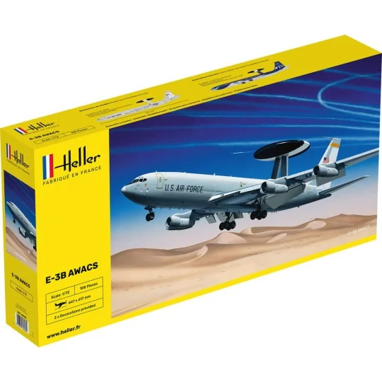 Aircraft E-3B Awacs 1/72 Heller Heller 80308 - 1 HEL-80308-Aircraft E-3B Awacs 1/72 Heller - HEL-80308