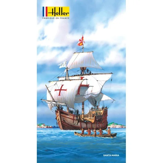 HEL-80865-Boat Santa Maria 1/75 Heller - HEL-80865