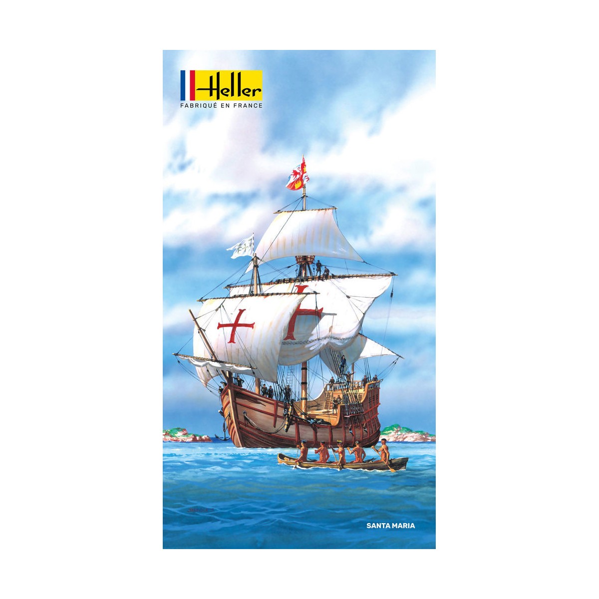 Boat Santa Maria 1/75 Heller Heller HEL-80865 - 2 Boat Santa Maria 1/75 Heller Heller HEL-80865 - 2