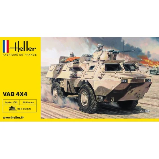 HEL-79898-Vehicle VAB 4x4 1/72 Heller - HEL-79898