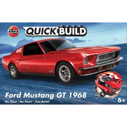 Ford Mustang GT 1968 - Quick Build Airfix Airfix J6035 - 1
