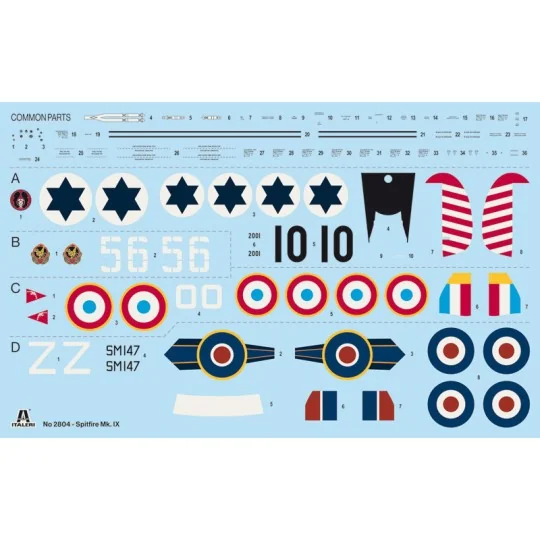 I2804-Spitfire Mk. IX 1/48 Italeri - I2804