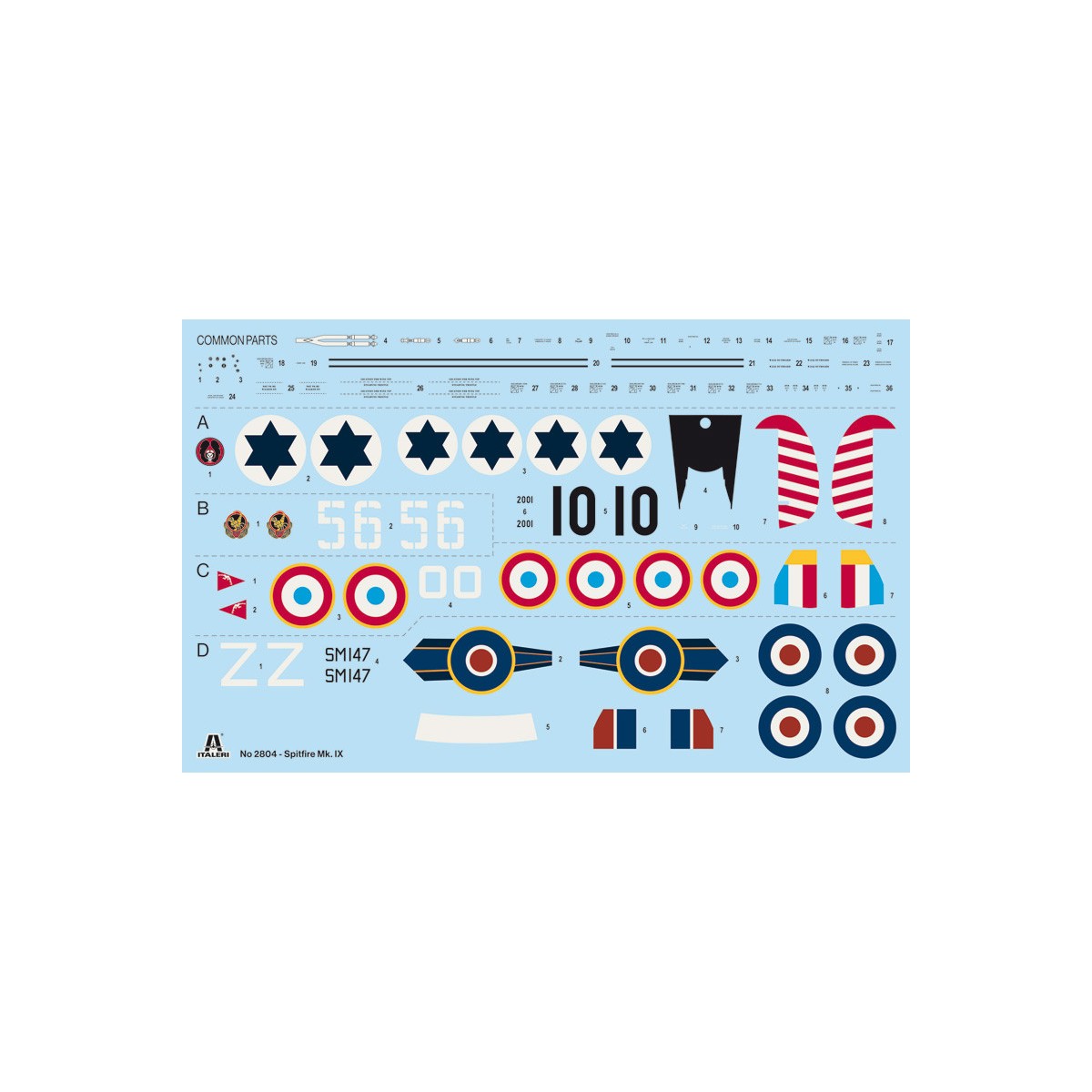 Spitfire Mk. IX 1/48 Italeri Italeri I2804 - 3