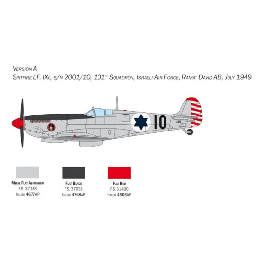 I2804-Spitfire Mk. IX 1/48 Italeri - I2804