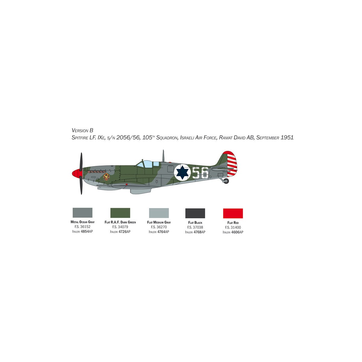 Spitfire Mk. IX 1/48 Italeri Italeri I2804 - 5