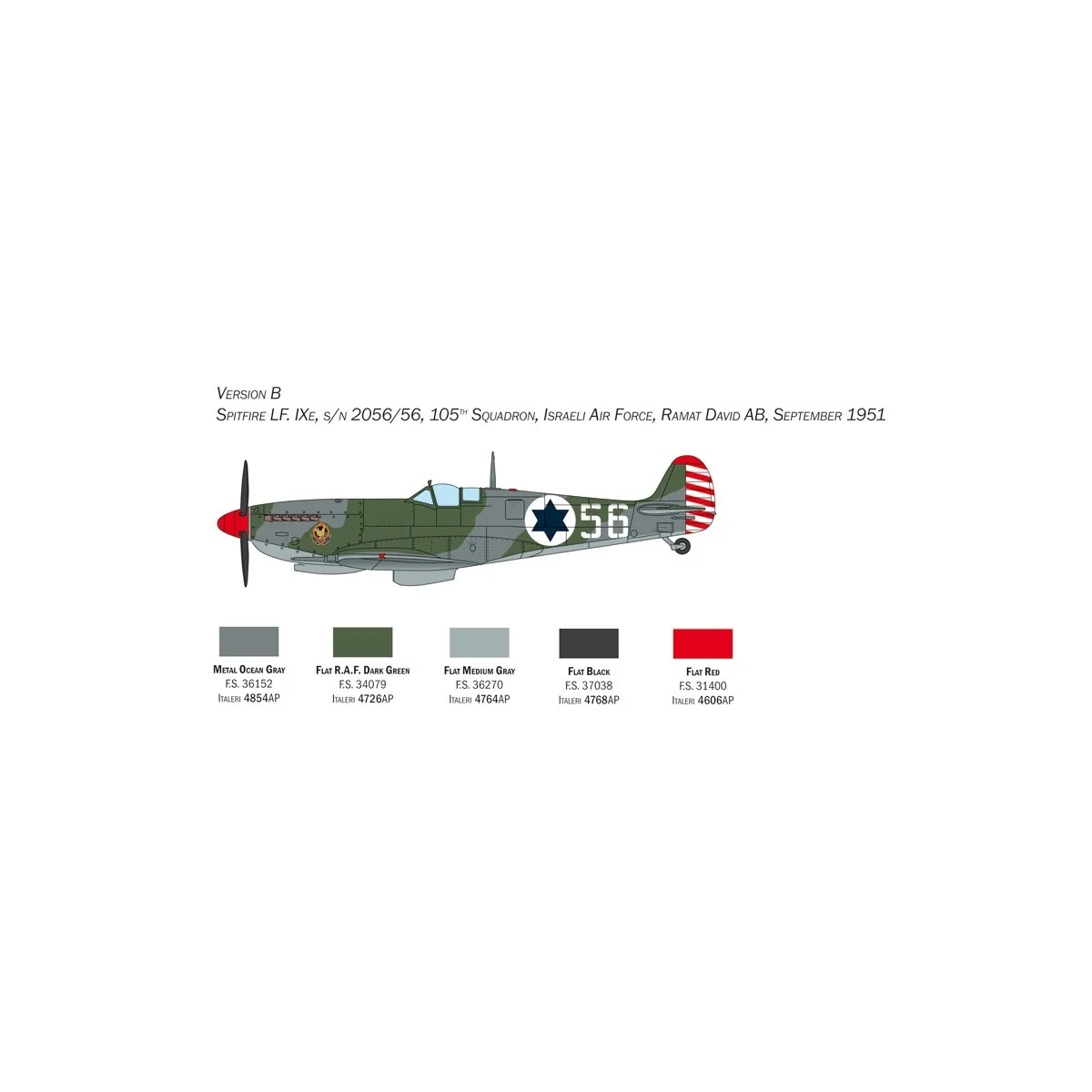 Spitfire Mk. IX 1/48 Italeri Italeri I2804 - 5 Spitfire Mk. IX 1/48 Italeri Italeri I2804 - 5