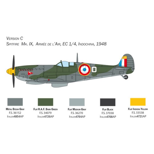 I2804-Spitfire Mk. IX 1/48 Italeri - I2804