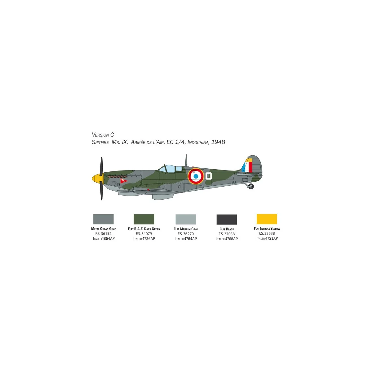 Spitfire Mk. IX 1/48 Italeri Italeri I2804 - 6