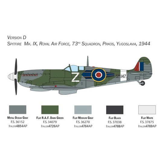 I2804-Spitfire Mk. IX 1/48 Italeri