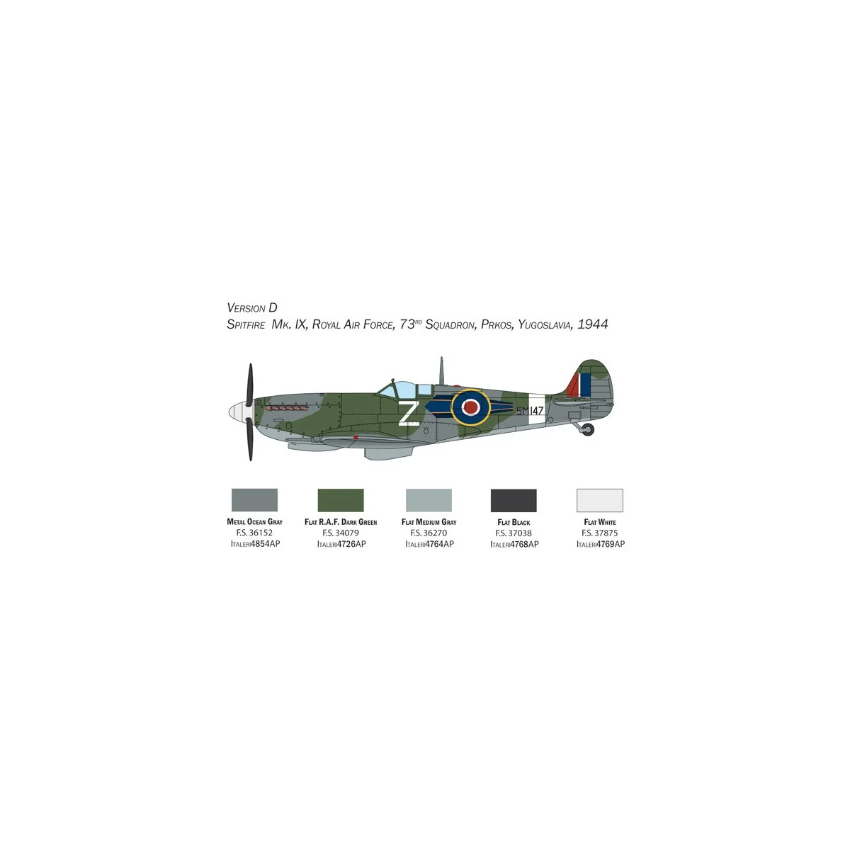 Spitfire Mk. IX 1/48 Italeri Italeri I2804 - 7 Spitfire Mk. IX 1/48 Italeri Italeri I2804 - 7