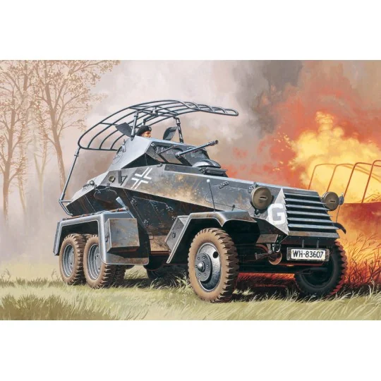 Véhicule Sd.Kfz.232 6-Rad 1/35 Italeri Italeri I6433 - 1 I6433-Véhicule Sd.Kfz.232 6-Rad 1/35 Italeri - I6433