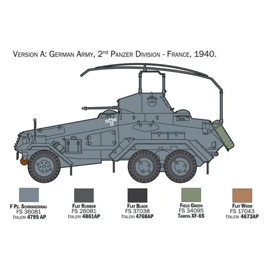 I6433-Vehicle Sd.Kfz.232 6-Rad 1/35 Italeri - I6433