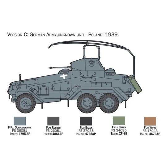 I6433-Vehicle Sd.Kfz.232 6-Rad 1/35 Italeri - I6433