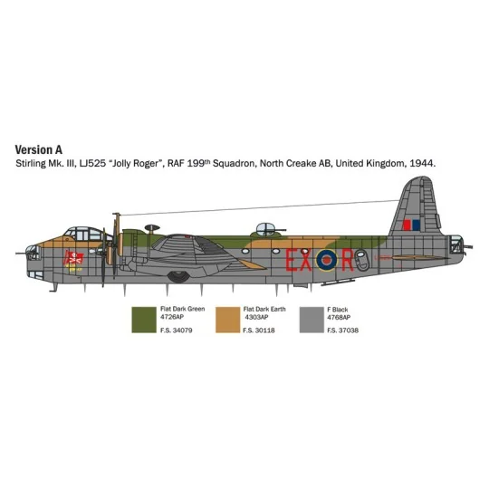 I1462-Short Sirling Mk.III 1/72 Italeri - I1462