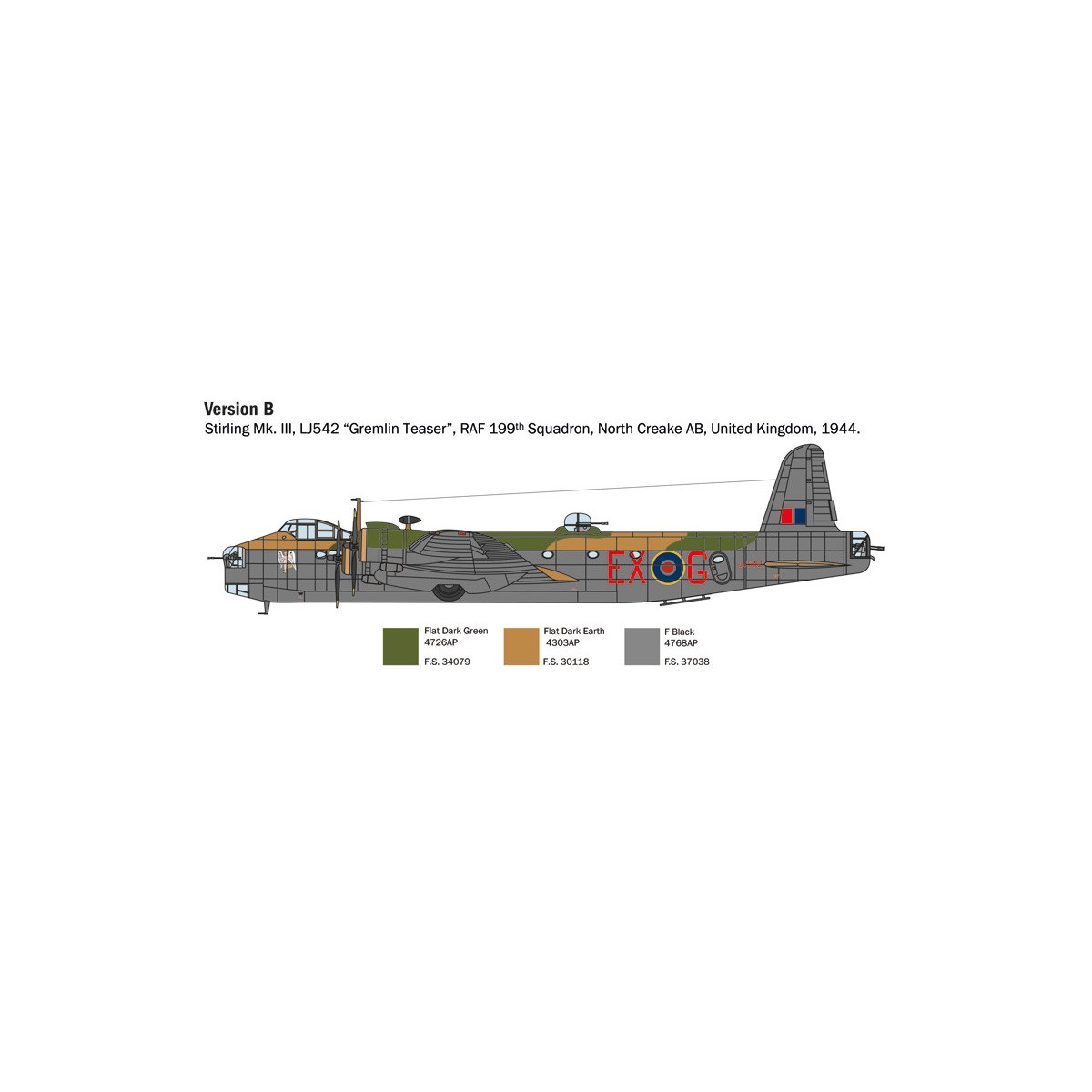 Short Sirling Mk.III 1/72 Italeri Italeri I1462 - 5