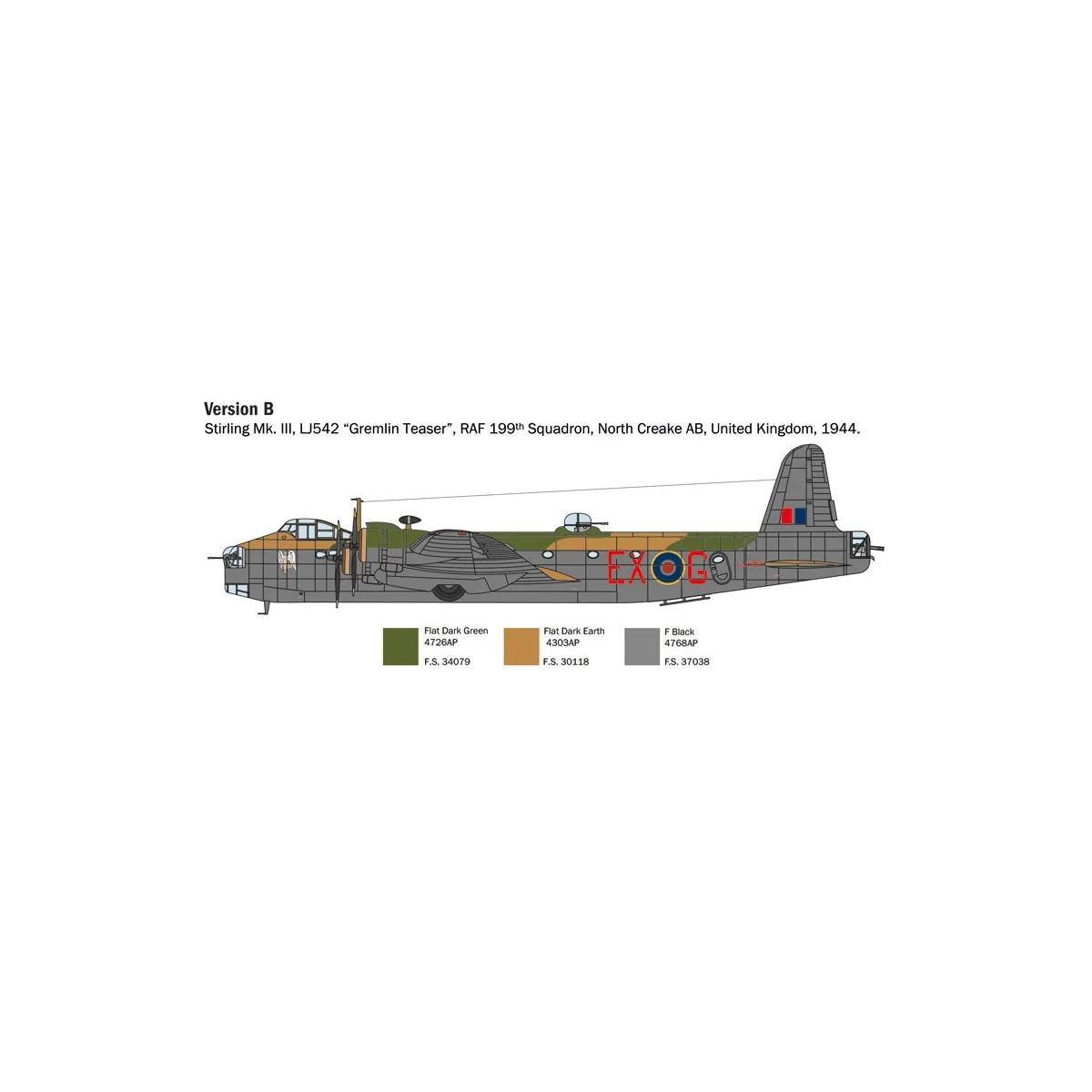 Short Sirling Mk.III 1/72 Italeri Italeri I1462 - 5