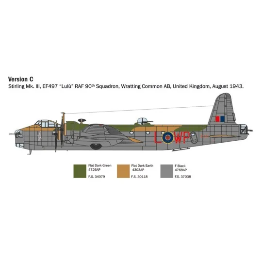 I1462-Shorts Sirling Mk.III 1/72 Italeri - I1462