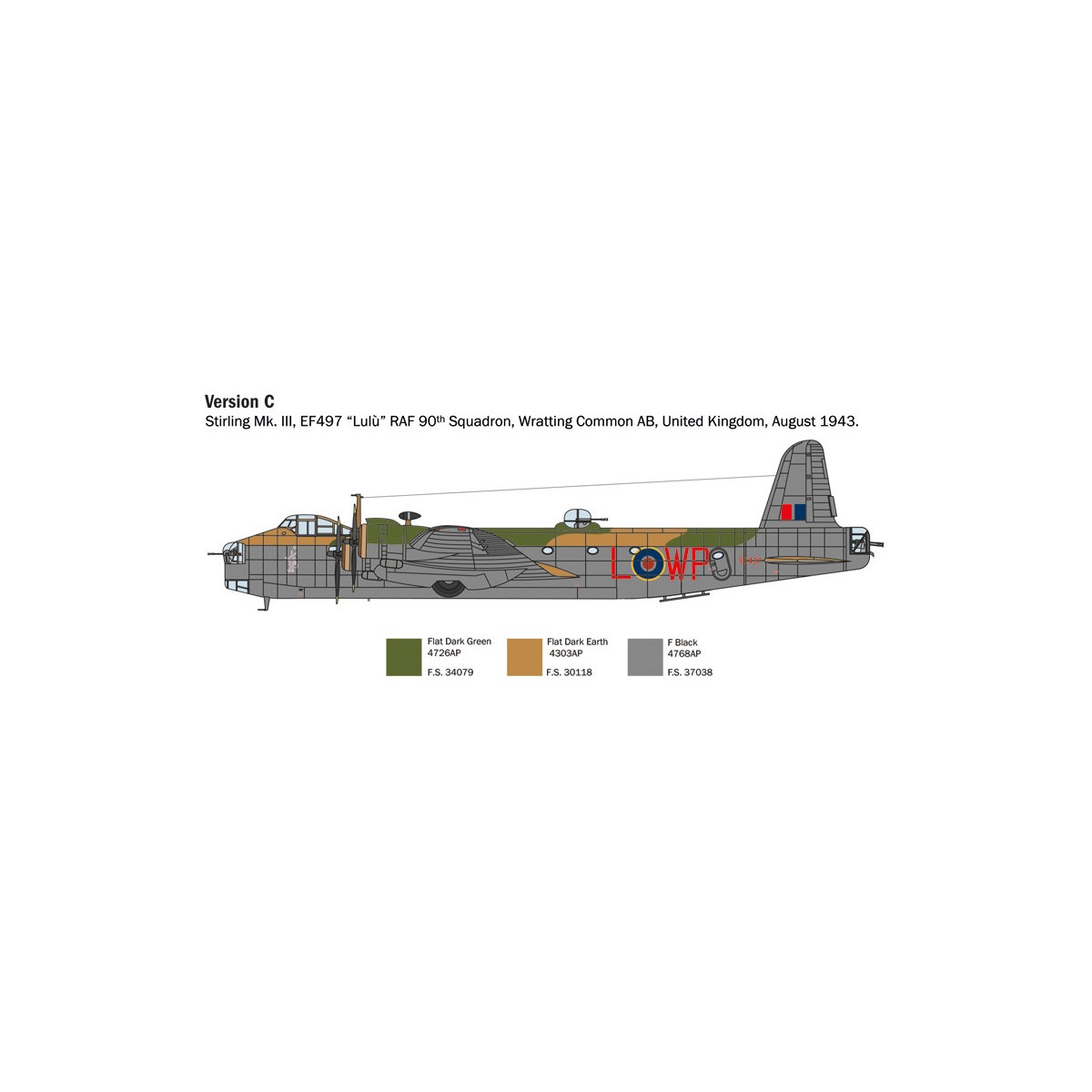 Short Sirling Mk.III 1/72 Italeri Italeri I1462 - 6