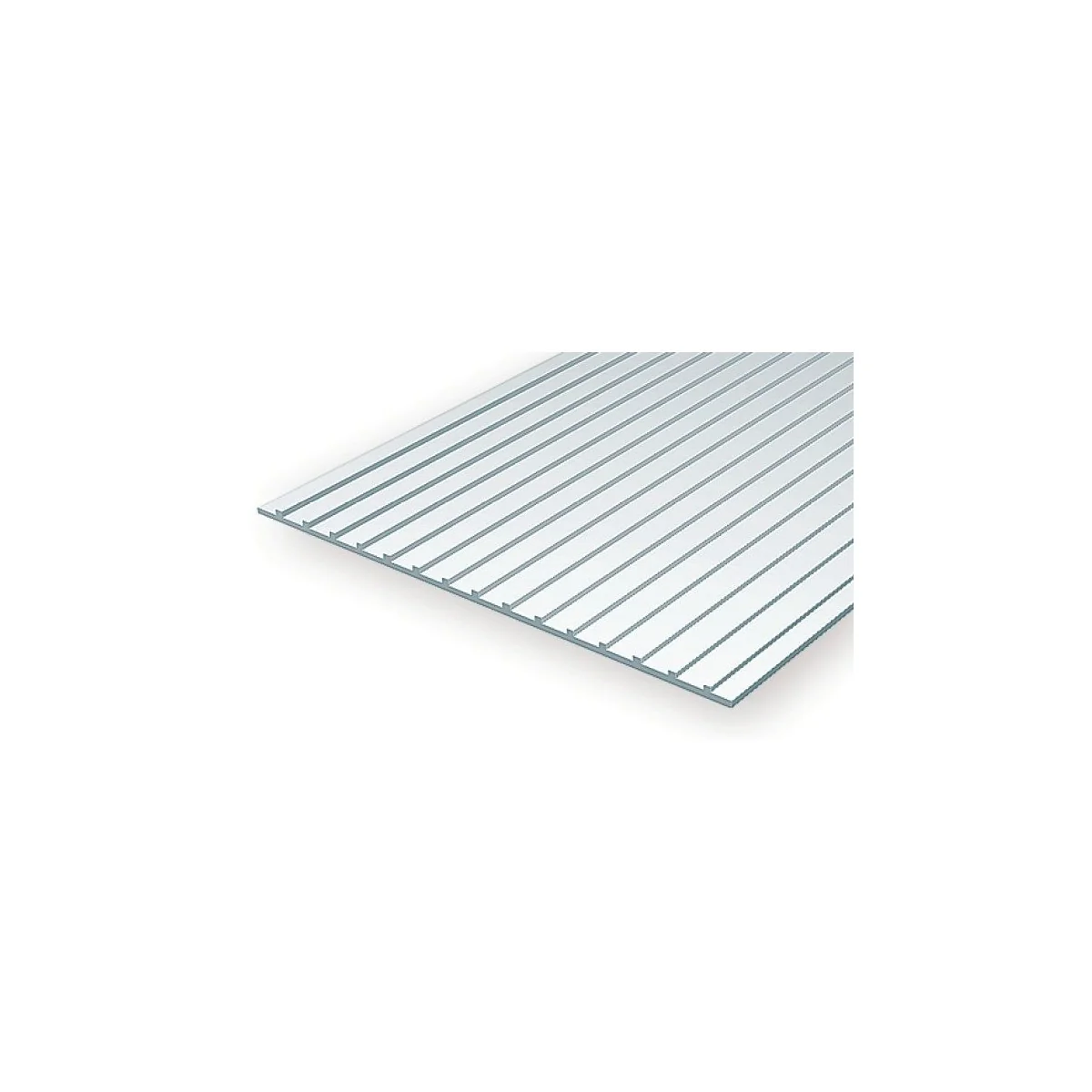 Metal roof cladding panel 1.0x12.7x150x300mm Ref: 4524 - Evergreen ...