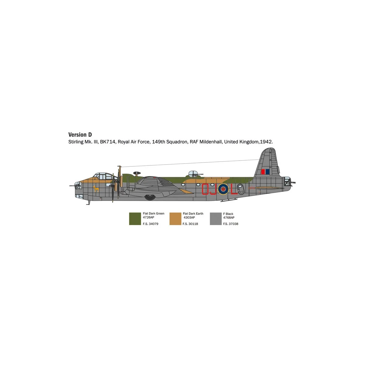 Short Sirling Mk.III 1/72 Italeri Italeri I1462 - 7