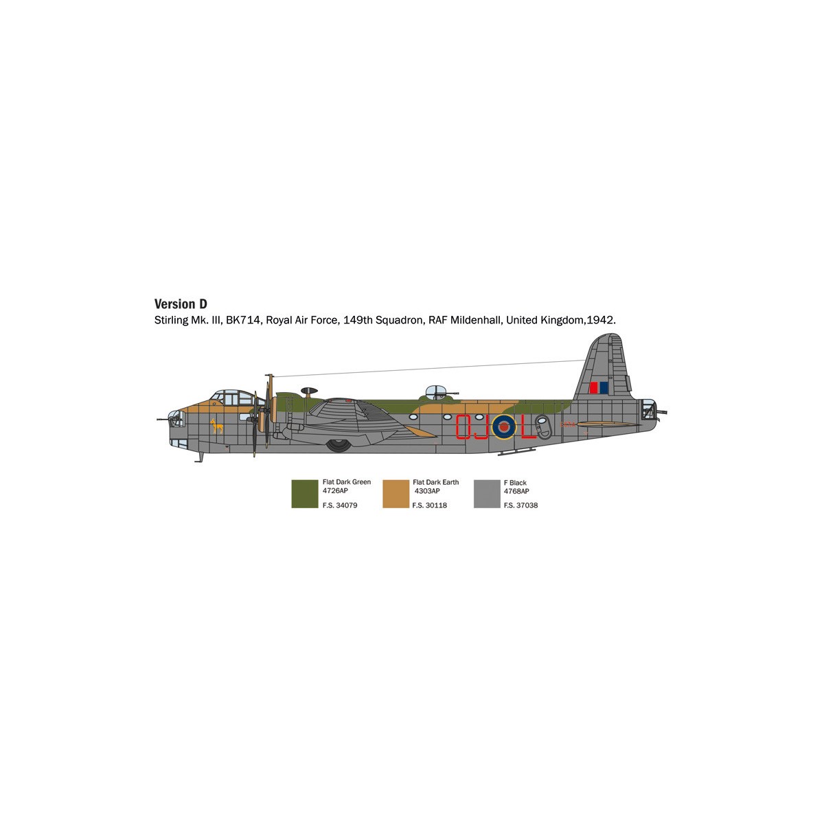 Short Sirling Mk.III 1/72 Italeri Italeri I1462 - 7