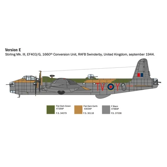 I1462-Shorts Sirling Mk.III 1/72 Italeri - I1462
