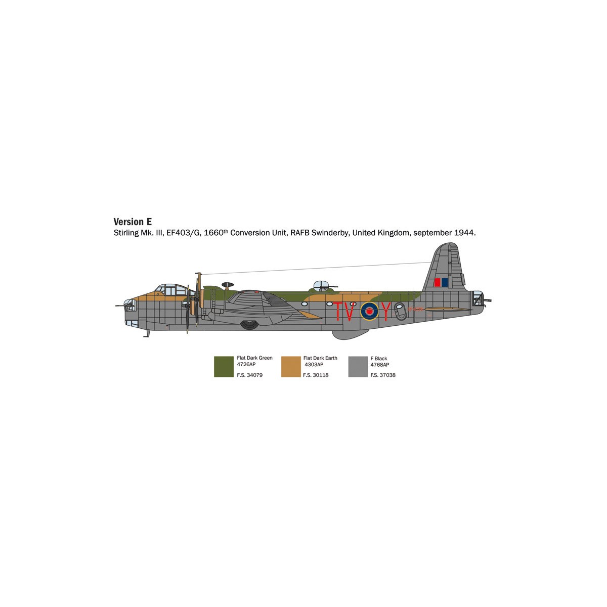 Short Sirling Mk.III 1/72 Italeri Italeri I1462 - 8