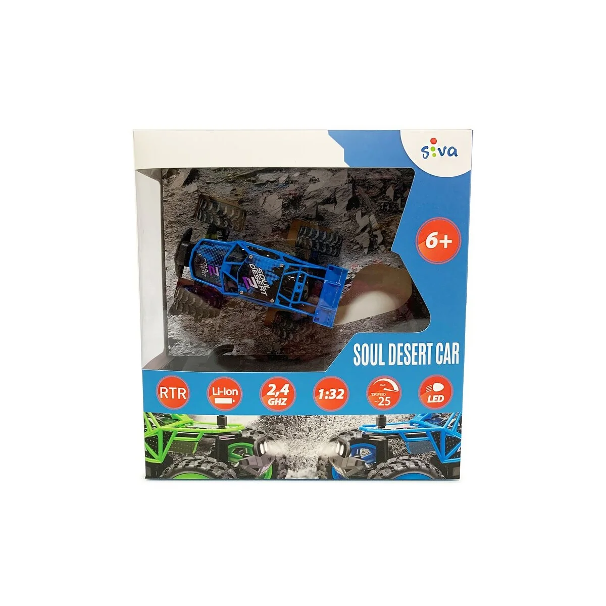 Soul Desert Car blue 2.4Ghz 1/32 Siva Siva SV-50600 - 4