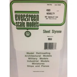 Grooved stair cladding panel 1.0x2.1x150x300mm Ref: 4083 - Evergree...