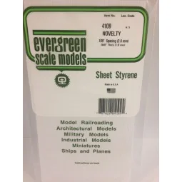 Grooved stair cladding panel 1.0x2.7x150x300mm Ref: 4109 - Evergree...