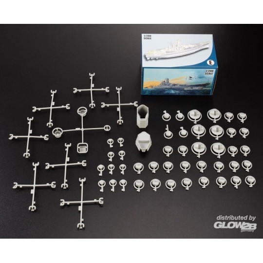 5058052000-YAMATO Cuirassé PREMIUM 1/200 Glow2B